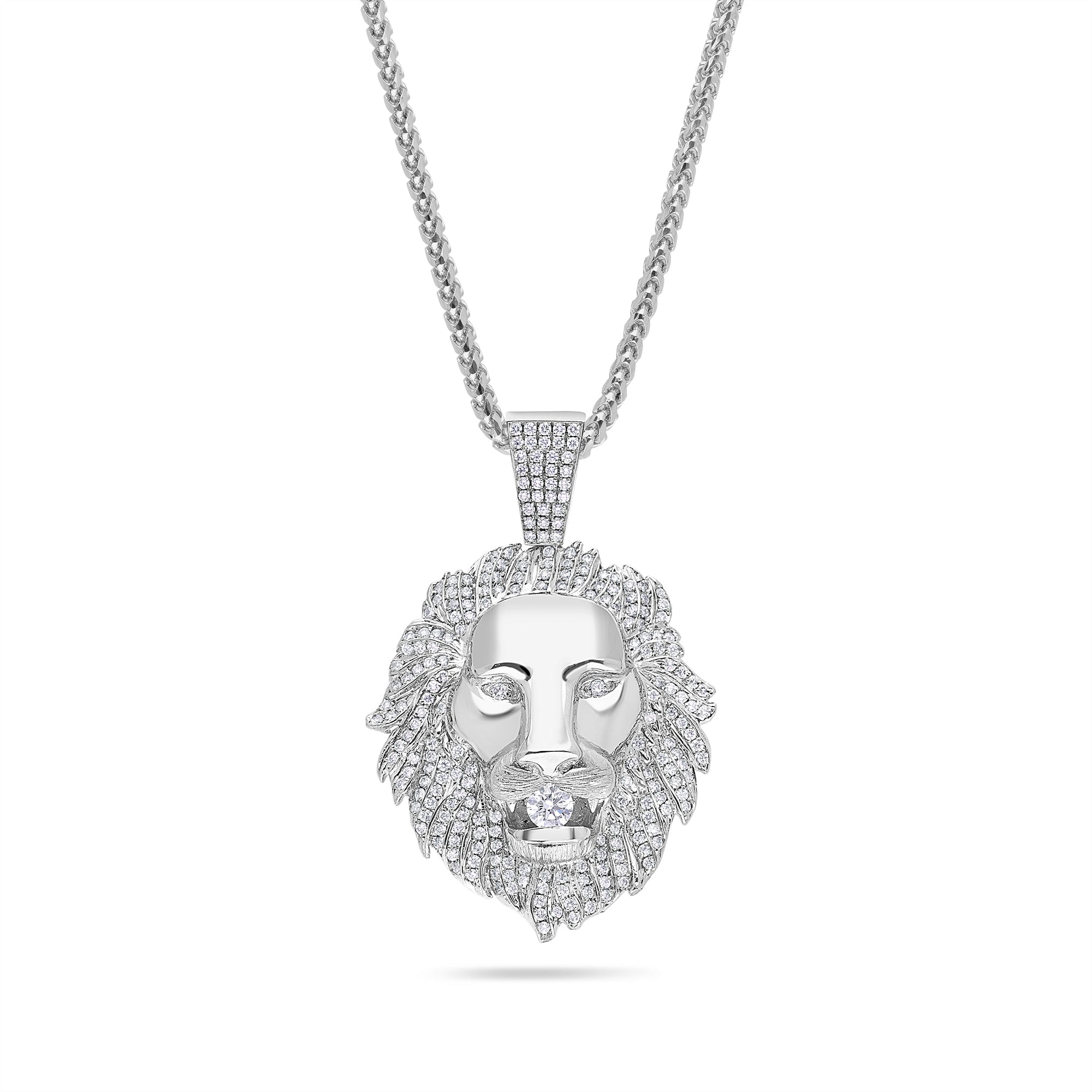 Baby Lion Piece (Fully Iced) (14K YELLOW GOLD) - IF & Co. Custom Jewelers