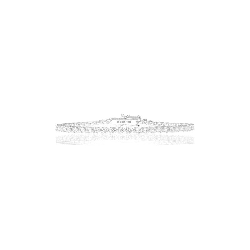 Enzo Diamond Tennis Bracelet (7-Point) (18K YELLOW GOLD) - IF & Co. Custom Jewelers