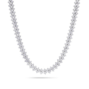 Enzo Diamond Tennis Necklace (18K YELLOW GOLD) - IF & Co. Custom Jewelers