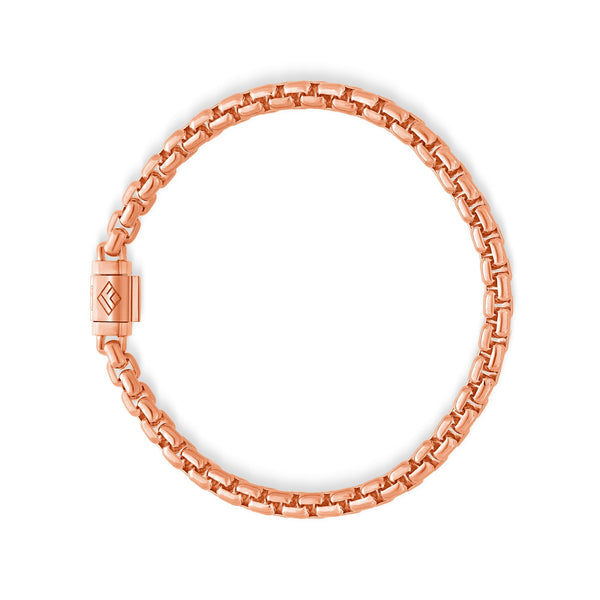 Gold Moon Link Bracelet (5mm) (14K WHITE GOLD) - IF & Co. Custom Jewelers