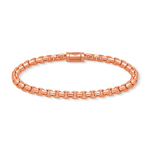 Gold Moon Link Bracelet (5mm) (14K ROSE GOLD) - IF & Co. Custom Jewelers