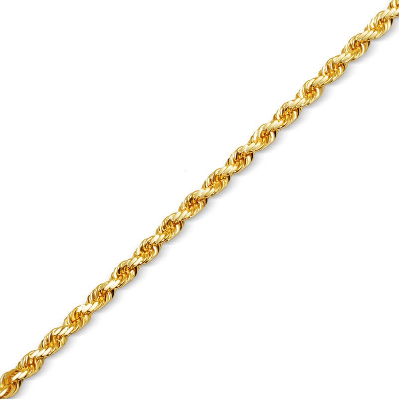Gold Rope Chain (6.0mm) (14K YELLOW GOLD) - IF & Co. Custom Jewelers