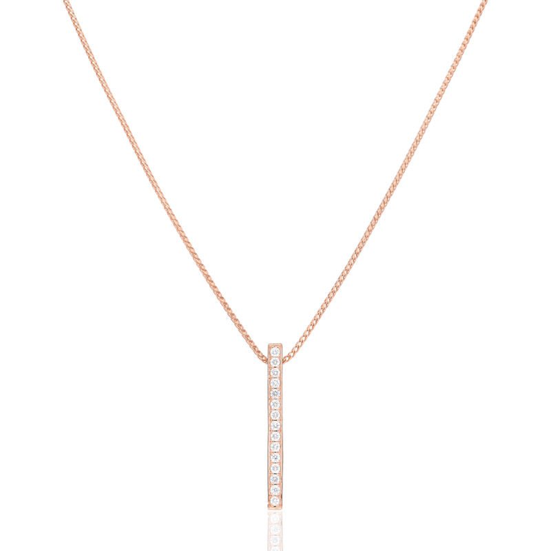 Micro Ava Necklace (18K YELLOW GOLD) - IF & Co. Custom Jewelers