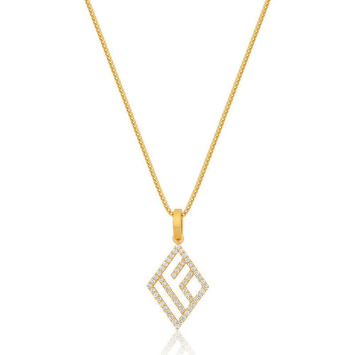 Micro IF & Co. Logo Piece (Diamonds) (14K YELLOW GOLD) - IF & Co. Custom Jewelers