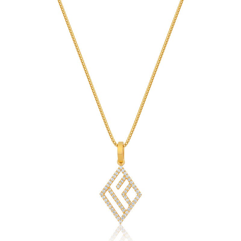 Micro IF & Co. Logo Piece (Diamonds) (14K YELLOW GOLD) - IF & Co. Custom Jewelers