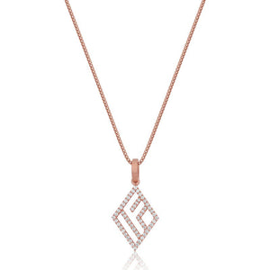 Micro IF & Co. Logo Piece (Diamonds) (14K ROSE GOLD) - IF & Co. Custom Jewelers