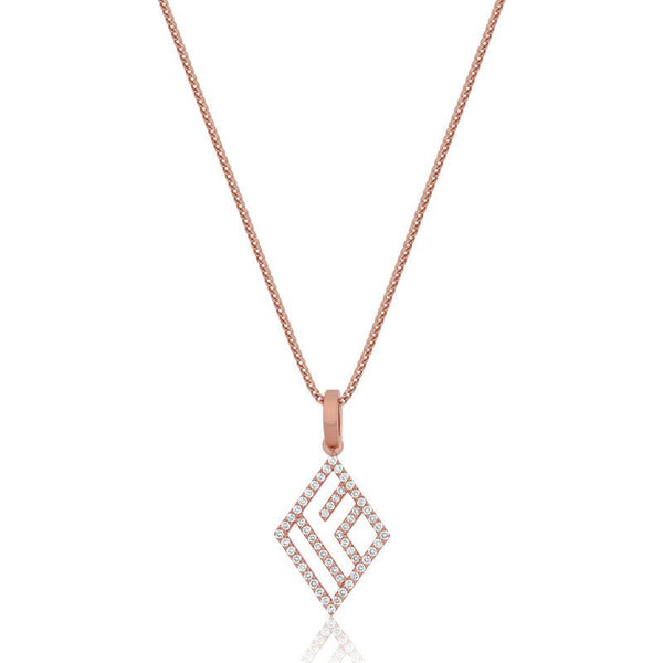 Micro IF & Co. Logo Piece (Diamonds) (14K ROSE GOLD) - IF & Co. Custom Jewelers