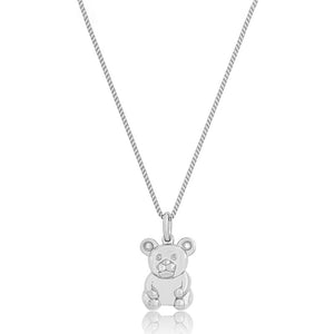 Micro Rimmer Bear Piece (14K WHITE GOLD) - IF & Co. Custom Jewelers
