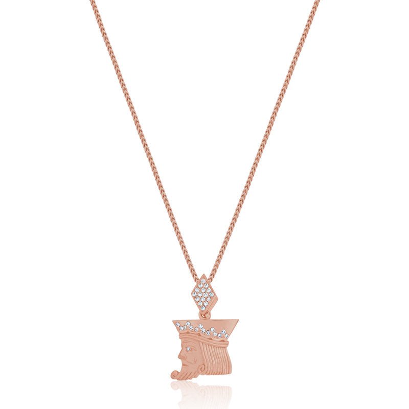 Micro Royal King Piece (14K ROSE GOLD) - IF & Co. Custom Jewelers
