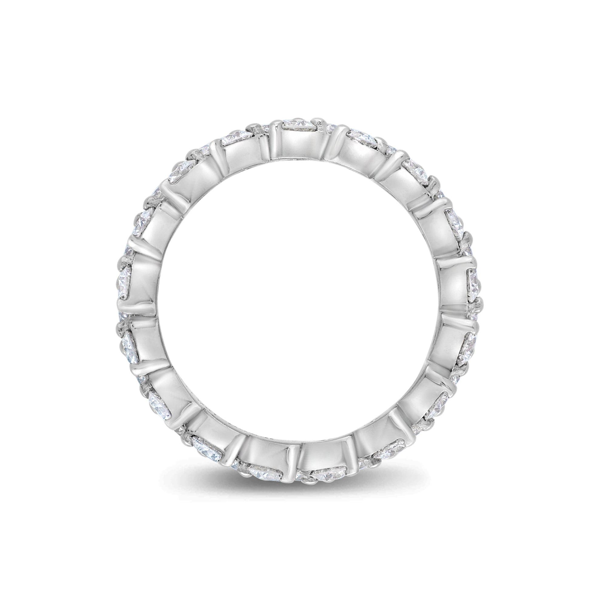 Milli Enzo Eternity Ring (18K WHITE GOLD) - IF & Co. Custom Jewelers
