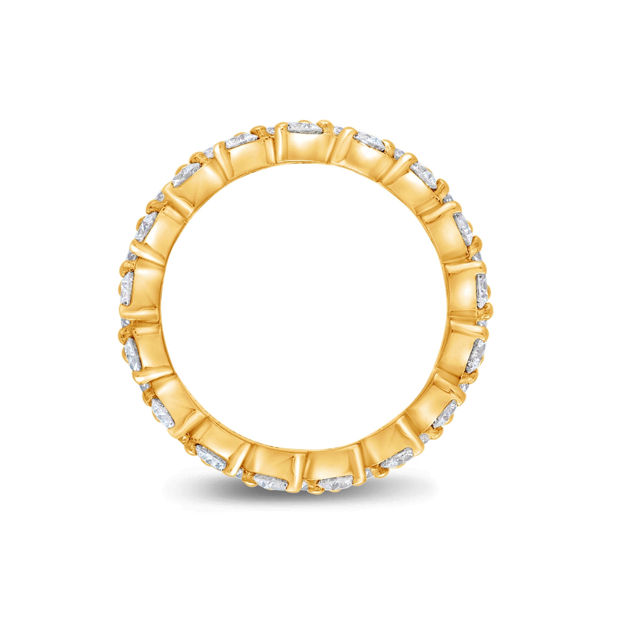 Milli Enzo Eternity Ring (18K YELLOW GOLD) - IF & Co. Custom Jewelers