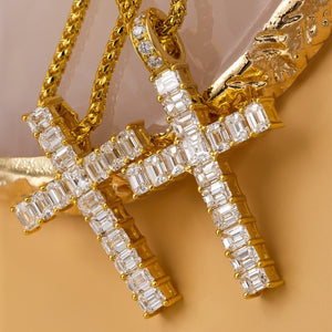 Milli Harper Cross (Hidden Bale) (14K YELLOW GOLD) - IF & Co. Custom Jewelers