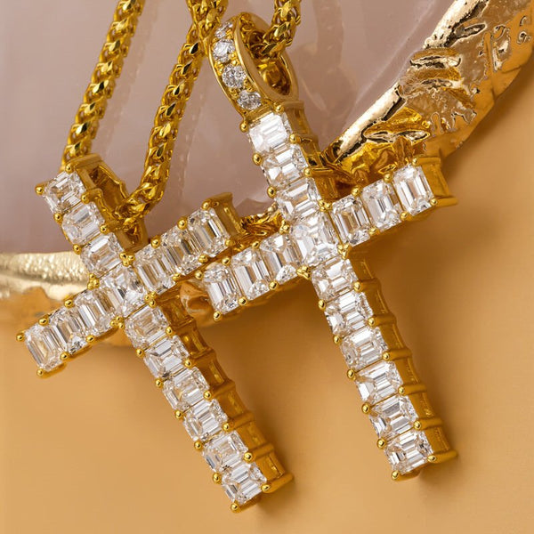 Milli Harper Cross (Hidden Bale) (14K YELLOW GOLD) - IF & Co. Custom Jewelers