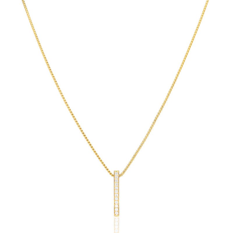 Nano Ava Necklace (14K YELLOW GOLD) - IF & Co. Custom Jewelers