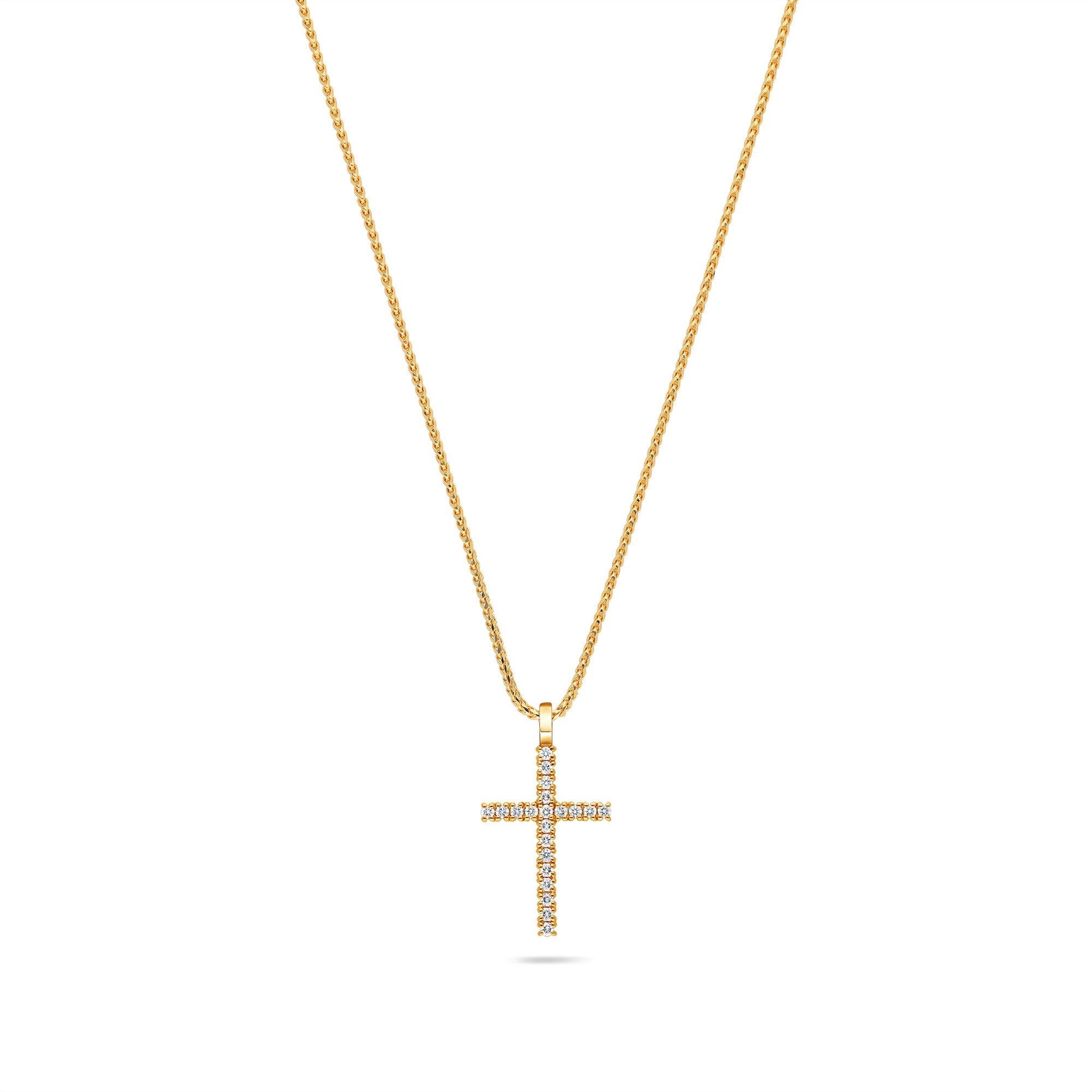 Nano Dami Cross (14K YELLOW GOLD) - IF & Co. Custom Jewelers