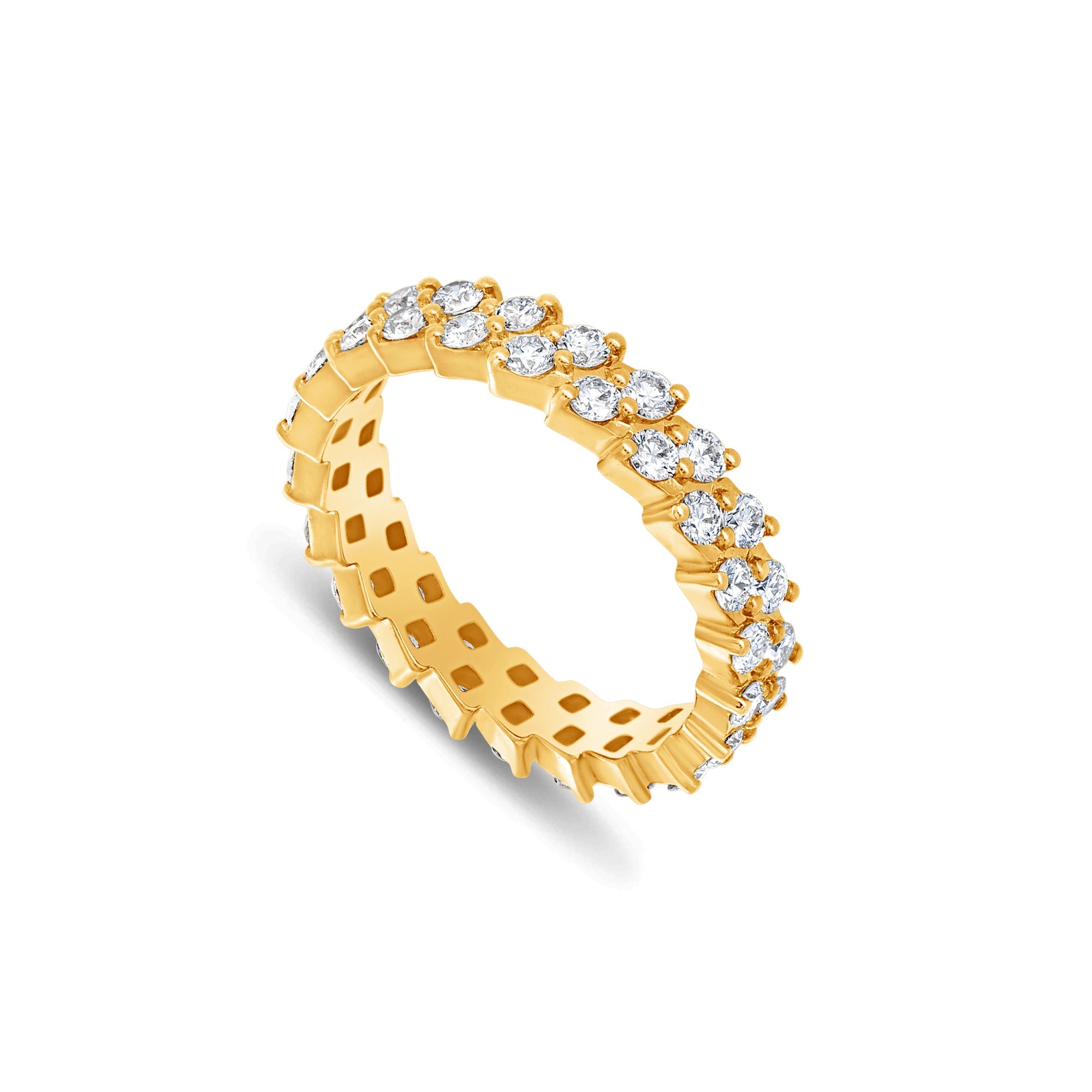 Nano Enzo Eternity Ring (18K YELLOW GOLD) - IF & Co. Custom Jewelers