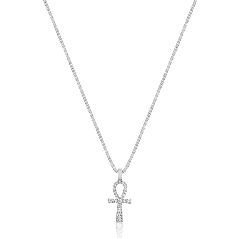 Nano Harvey Ankh (14K WHITE GOLD) - IF & Co. Custom Jewelers