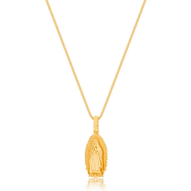 Guadalupe necklace real gold hotsell