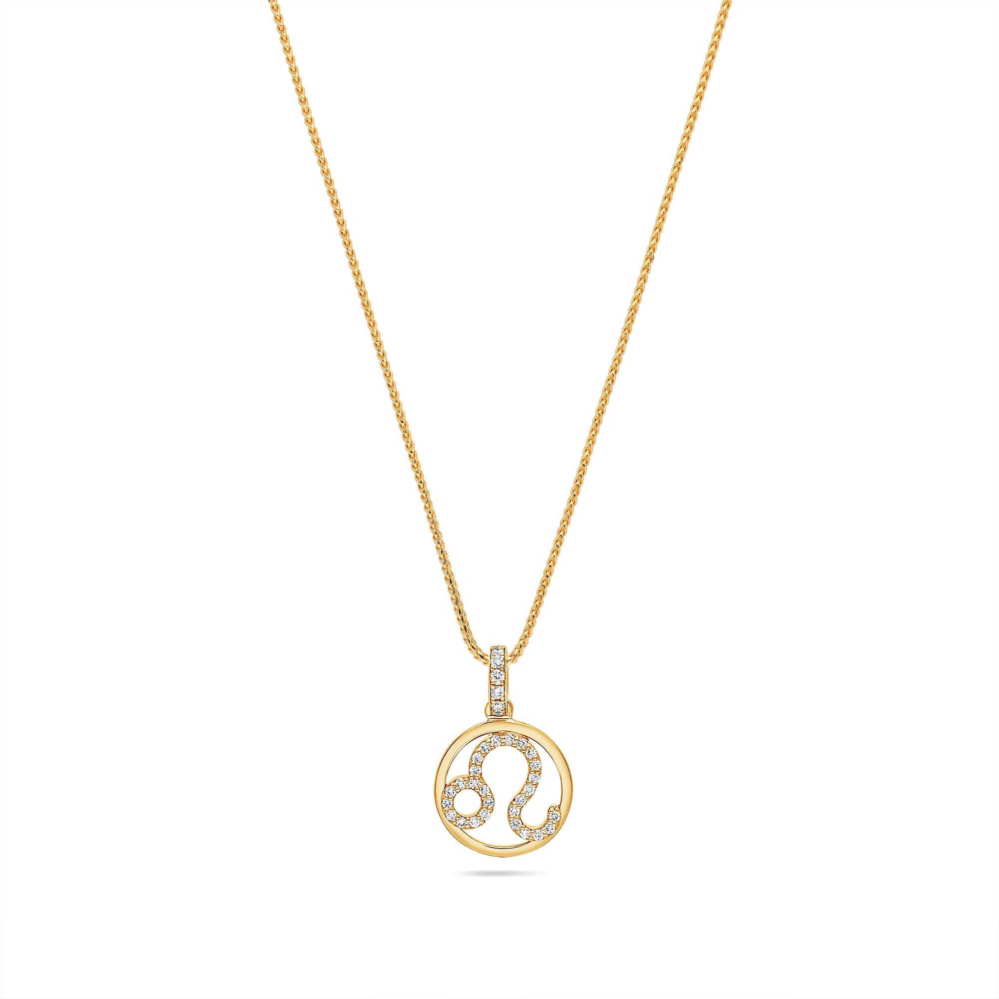 Nano Zodiac Necklace: Leo (14K YELLOW GOLD) - IF & Co. Custom Jewelers