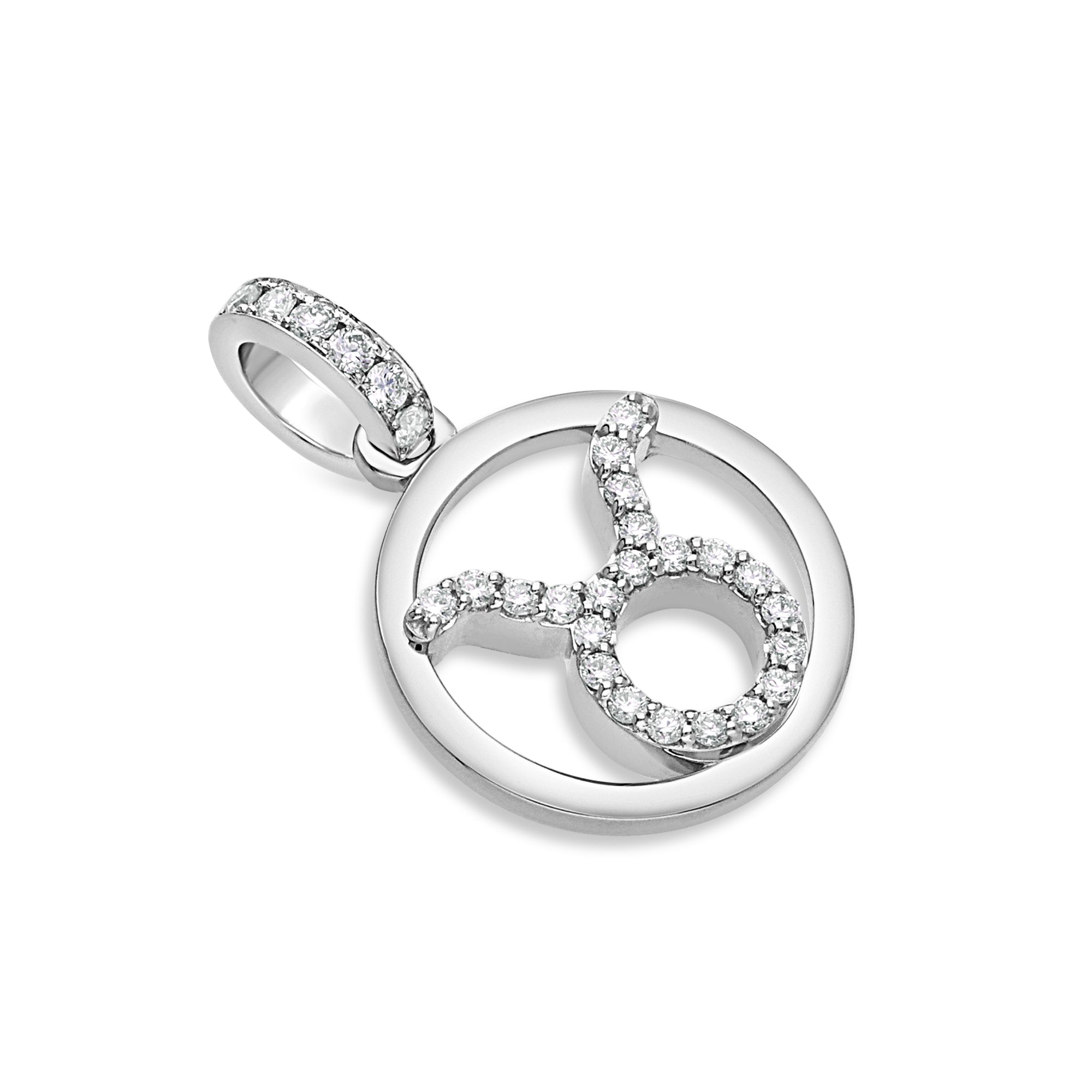 Nano Zodiac Necklace: Taurus (14K ROSE GOLD) - IF & Co. Custom Jewelers
