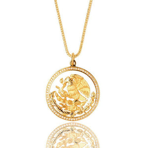 Pendants - Coat of Arms Necklace (Mexico Tribute) - ifandco.com