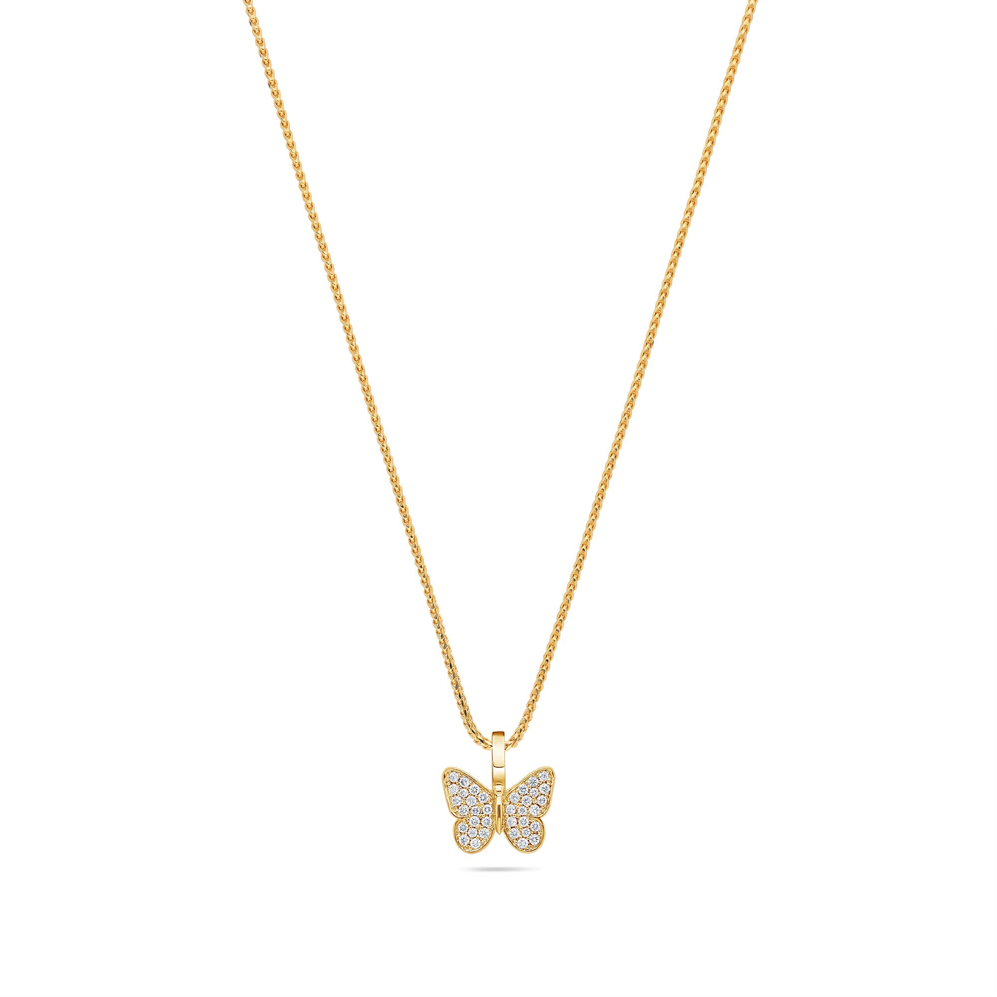 Pico Butterfly Necklace (14K YELLOW GOLD) - IF & Co. Custom Jewelers