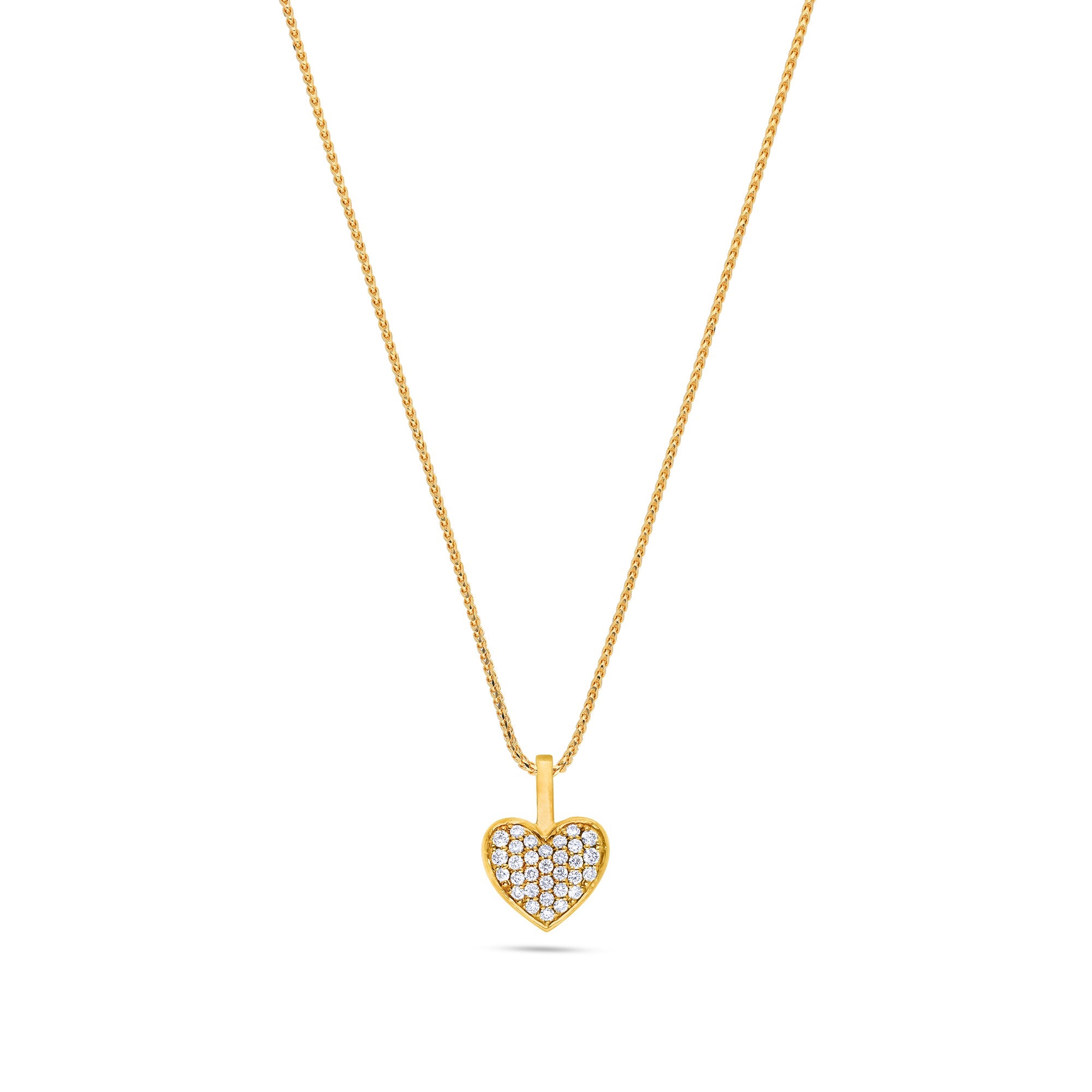 Pico Heart Necklace (14K YELLOW GOLD) - IF & Co. Custom Jewelers