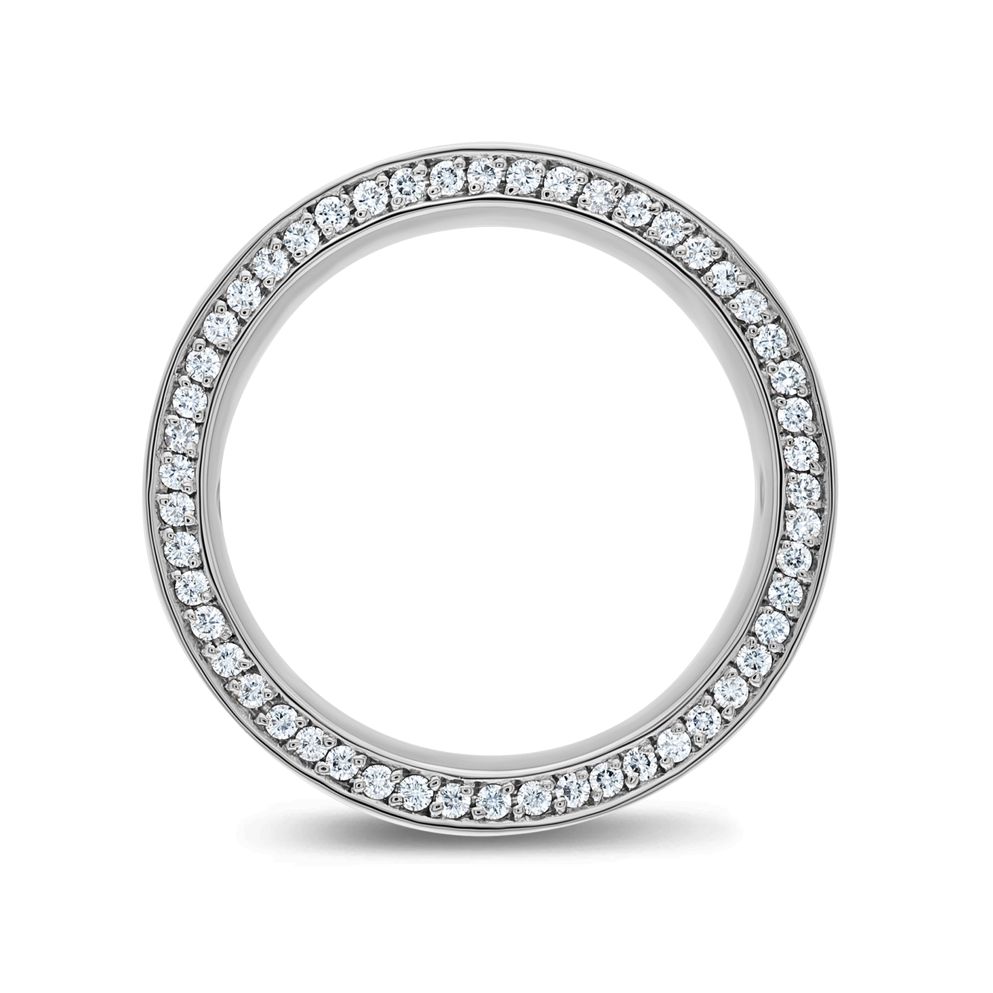 Sage Eternity Ring (2-Row) (18K WHITE GOLD) - IF & Co. Custom Jewelers