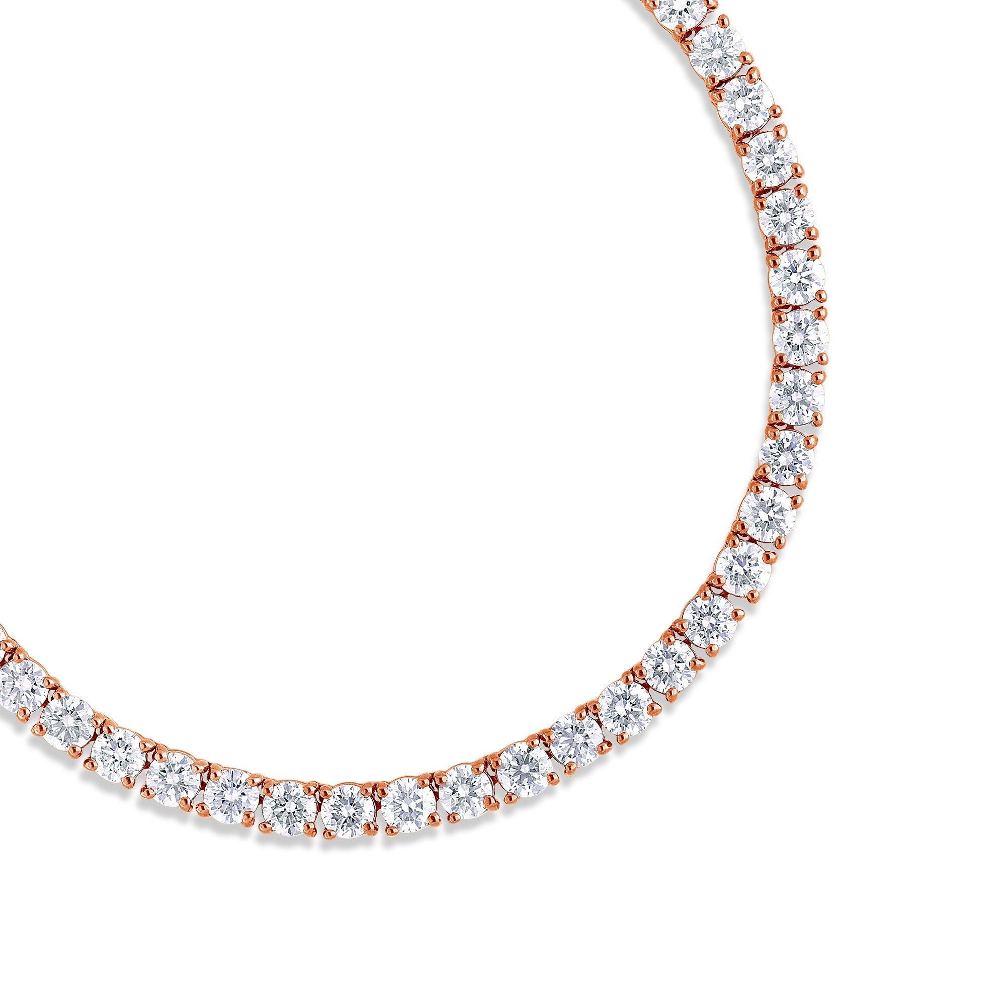 Vincent Diamond Tennis Necklace (13-Point) (18K YELLOW GOLD) - IF & Co. Custom Jewelers