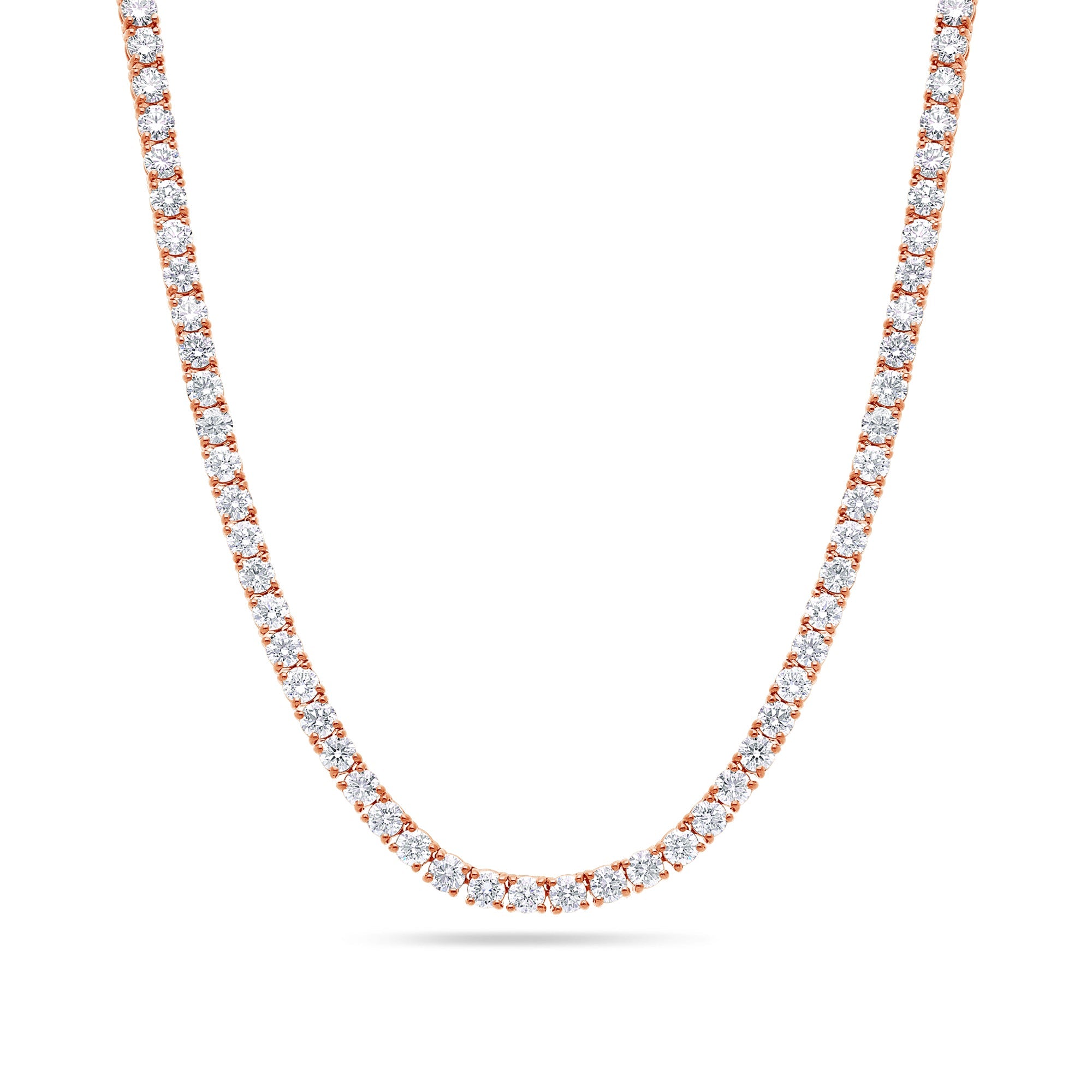 Vincent Diamond Tennis Necklace (13-Point) (18K YELLOW GOLD) - IF & Co. Custom Jewelers