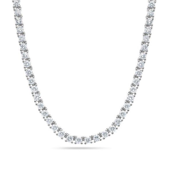 Vincent Diamond Tennis Necklace (20-Point) (18K YELLOW GOLD) - IF & Co. Custom Jewelers