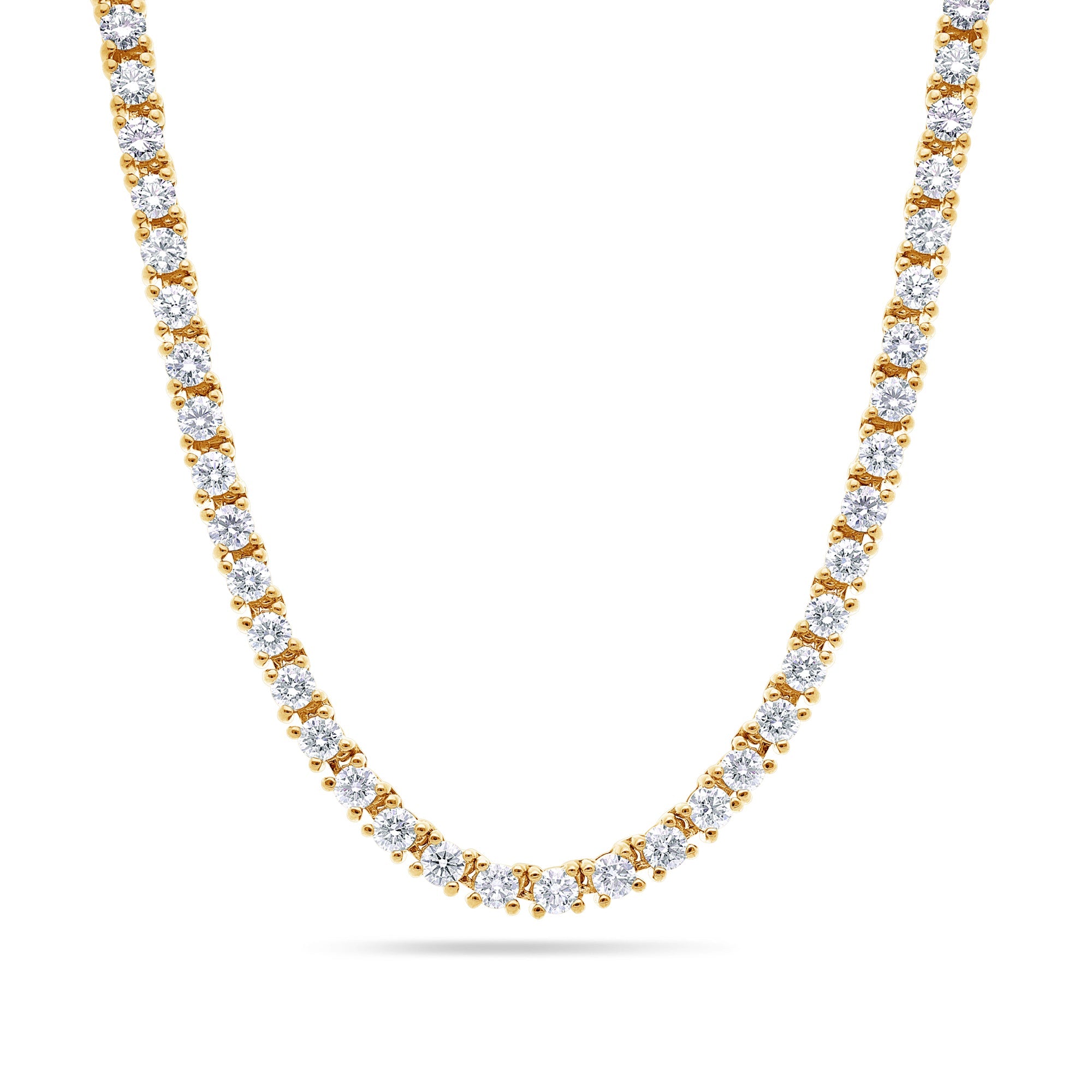 Diamond Tennis Necklace (25-Point, Vincent) IF
