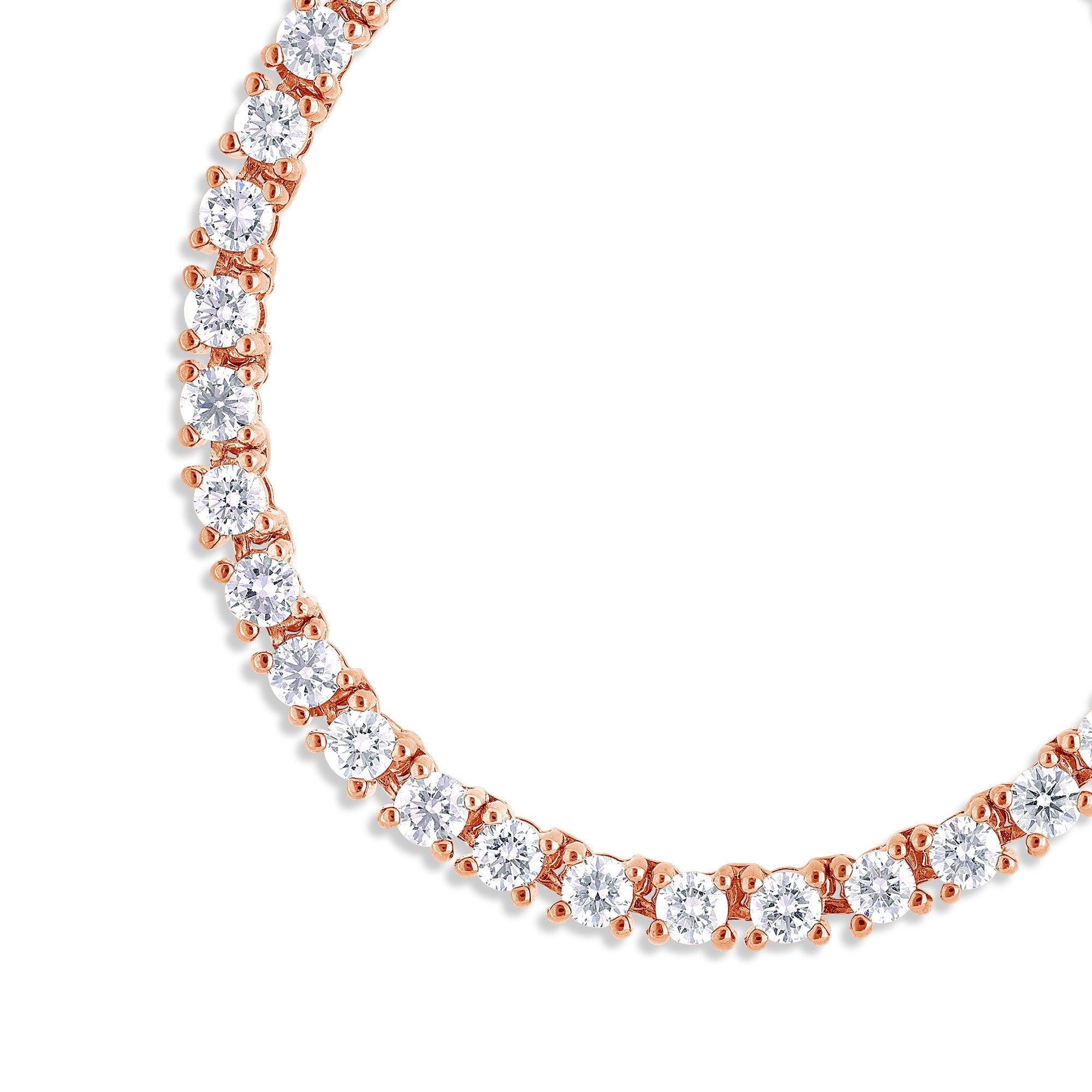 Vincent Diamond Tennis Necklace (25-Point) (18K YELLOW GOLD) - IF & Co. Custom Jewelers