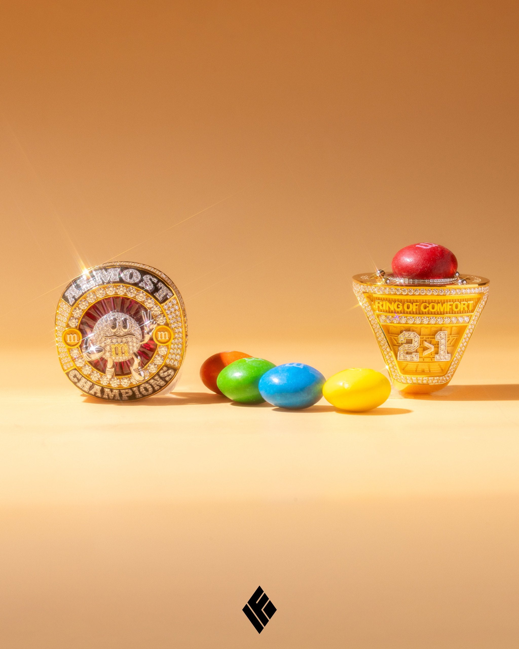 From Peanut Butter to Diamonds: The M&M's "Almost Champions" Ring
