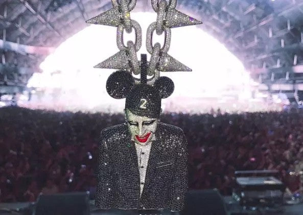 Lil Uzi Vert's New Insane Custom Spiked Chain of Idol Marilyn Manson