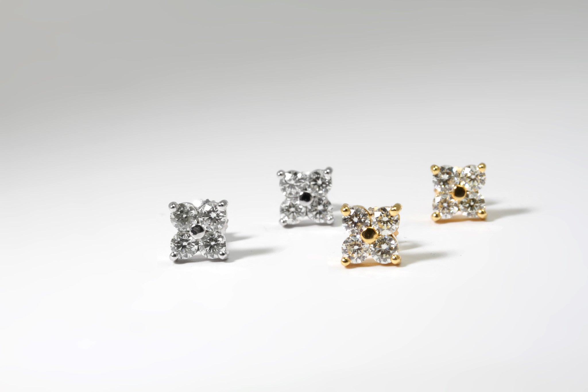 diamond earring studs