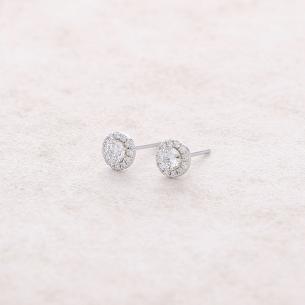 Elle Diamond Stud Earrings (0.45 Carat Total)