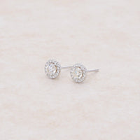 Elle Diamond Stud Earrings (1.00 Carat Total)