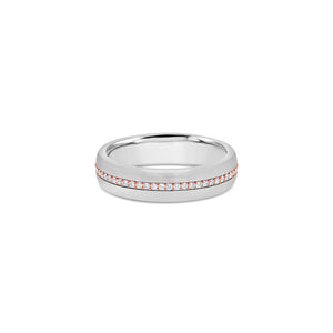 Miles Ring (5mm, White Partially Iced)