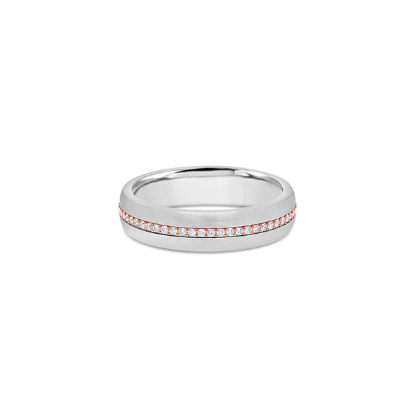 Miles Ring (5mm, White Partially Iced)