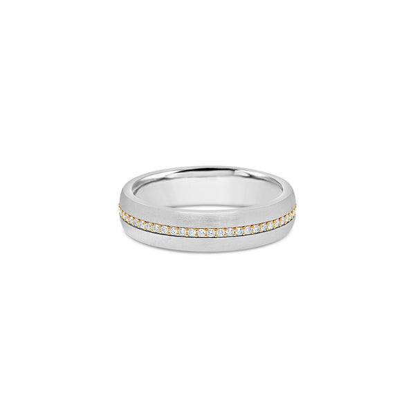 Miles Ring (5mm, White Partially Iced)