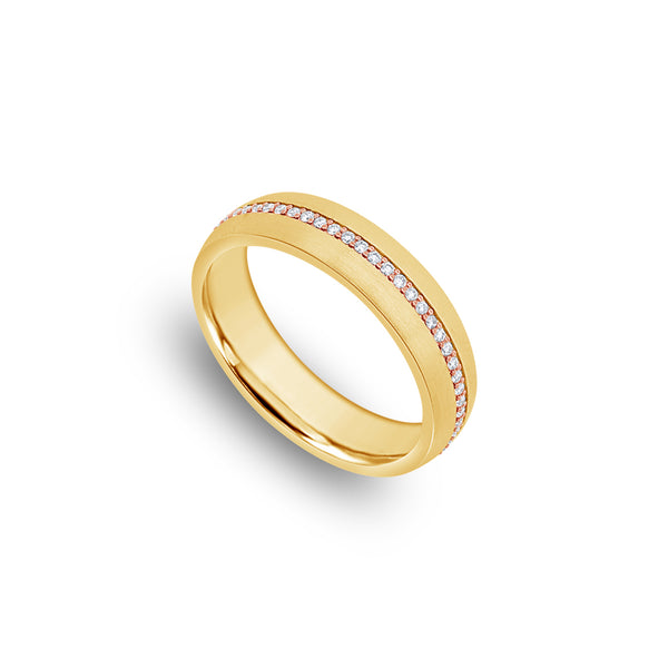 Miles Ring (5mm, Yellow Partially Iced)