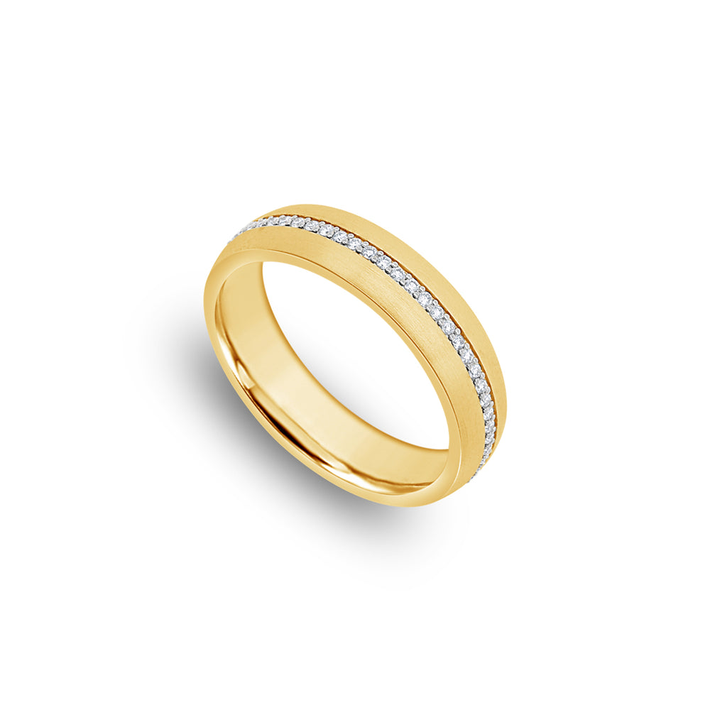 Miles Ring (5mm, Yellow Partially Iced)