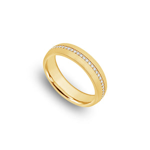 Miles Ring (5mm, Yellow Partially Iced)