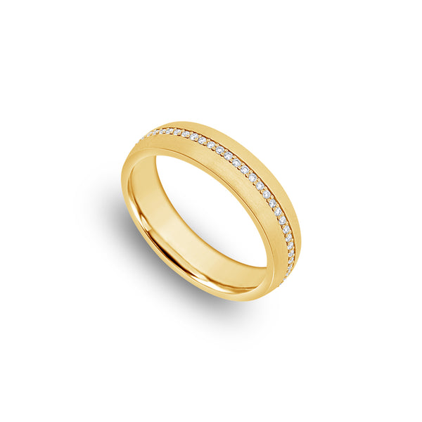 Miles Ring (5mm, Yellow Partially Iced)