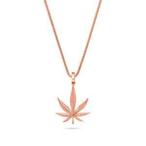 Milli Cannabis Leaf Piece (Solid Gold)