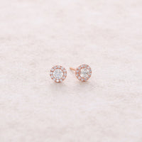 Elle Diamond Stud Earrings (0.45 Carat Total)