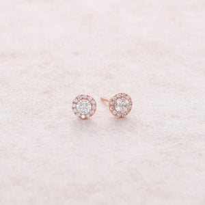 Elle Diamond Stud Earrings (0.45 Carat Total)
