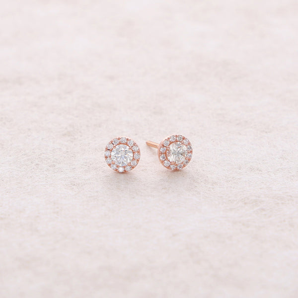 Elle Diamond Stud Earrings (0.45 Carat Total)