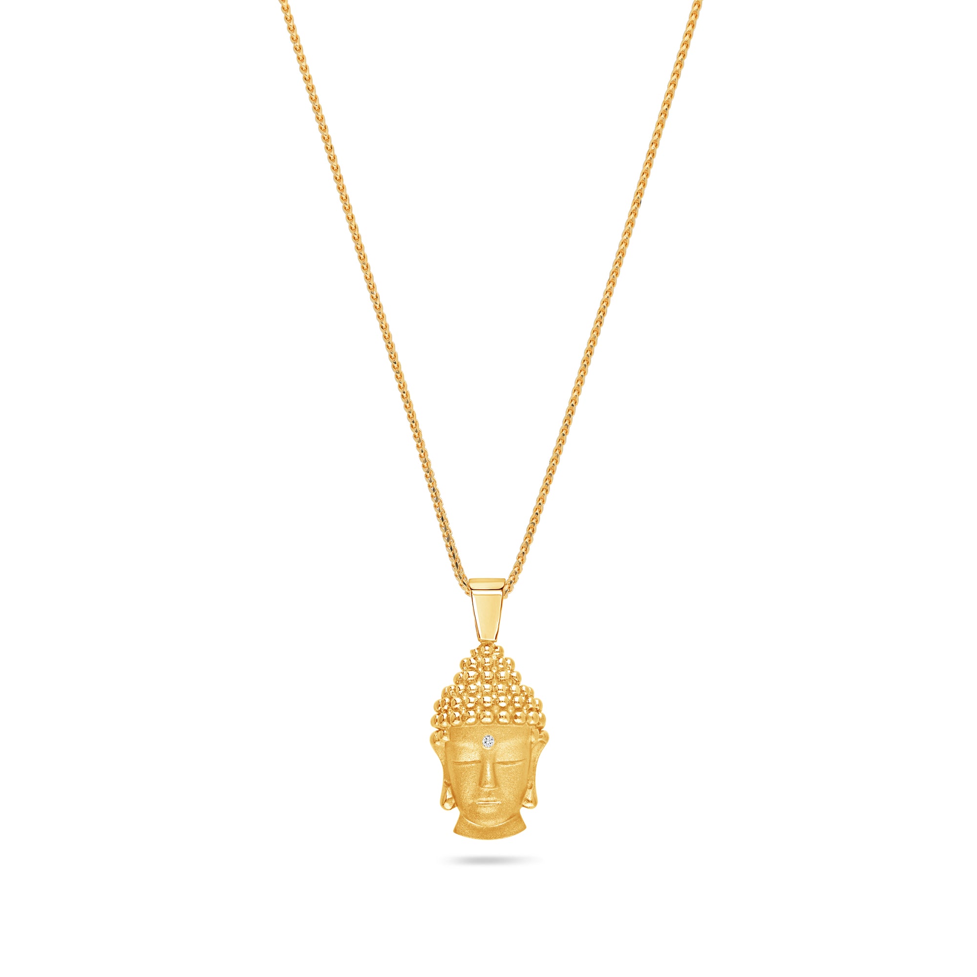 Gold Buddha Necklace | Gold Plated Buddha Pendant | Marcozo